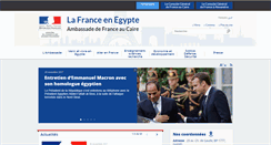 Desktop Screenshot of ambafrance-eg.org